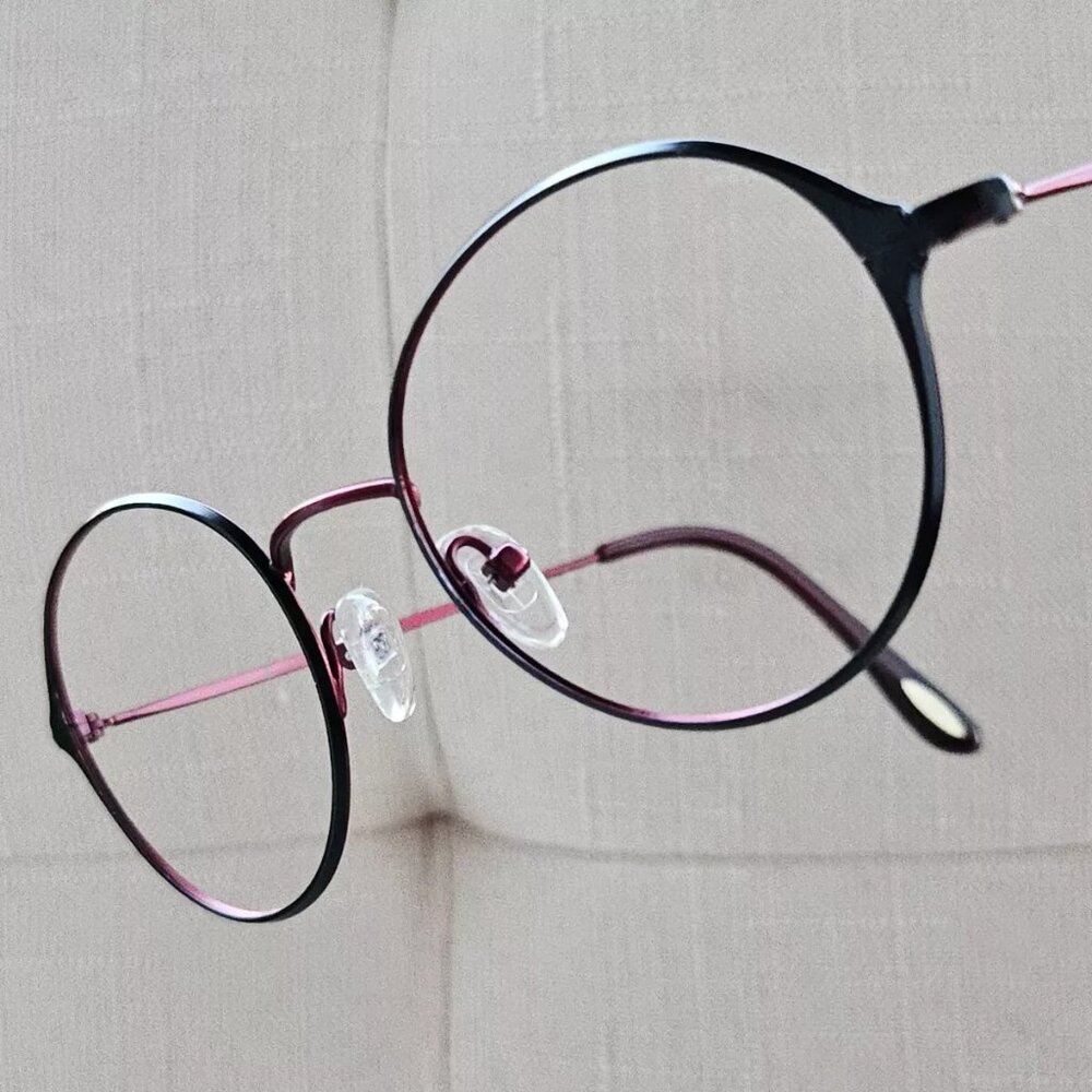 Glacee Women Eyeglasses Frame Black/Burgundy Mod6821 C2 48[]21 145 Glasses Frame